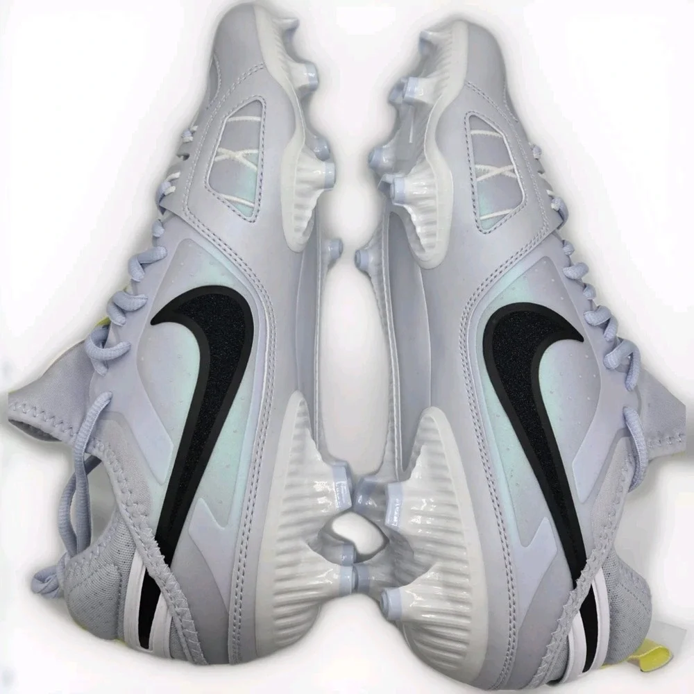 Nike Huarache‎ 9 Varsity Low LAX SE Lacrosse Cleats FZ3620-001 Grey Men's 11